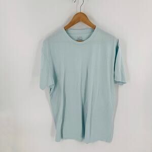 Fresh Clean Tees Men’s XL Crew Neck T-Shirt Light Blue Soft Basics Tee